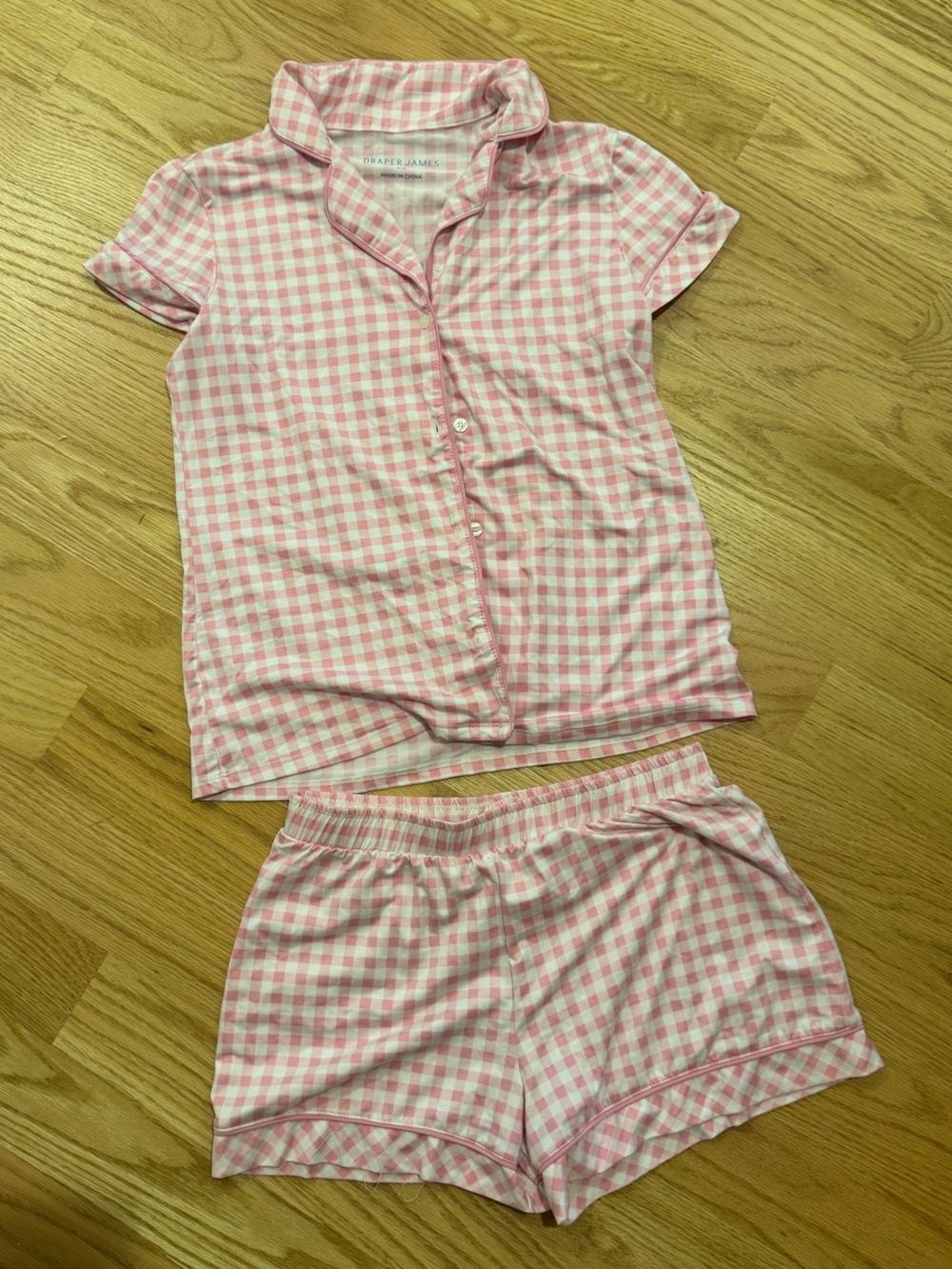 Draper James Gingham PJ Set